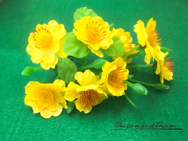 Hoa mai giả 4cm