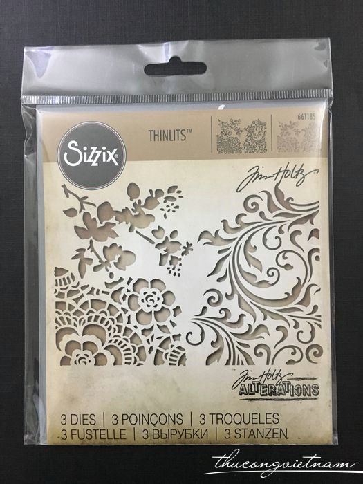 661185-Khuôn cắt Sizzix Thinlits Mixed Media #2 