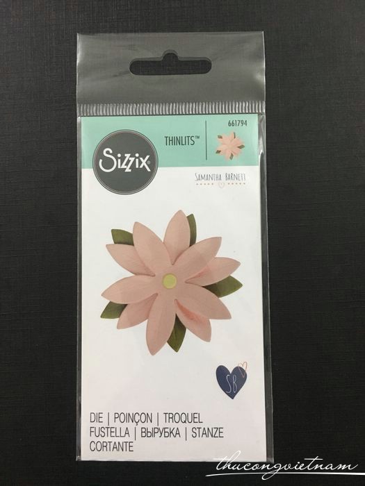 661794-Khuôn cắt Sizzix Thinlits Pretty Flower 