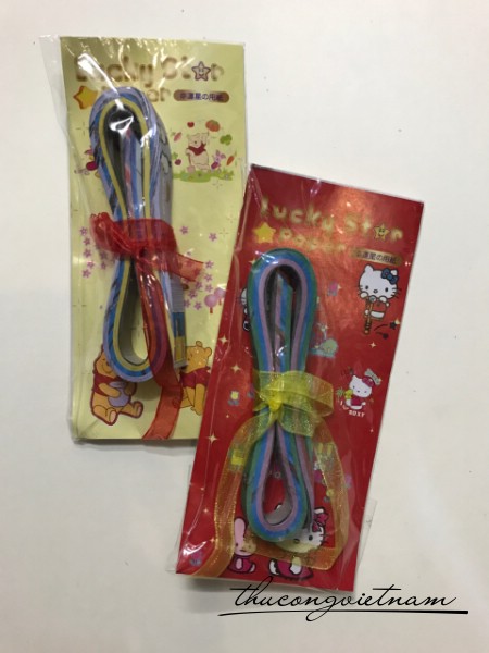 Giấy xếp sao cột nơ p-01