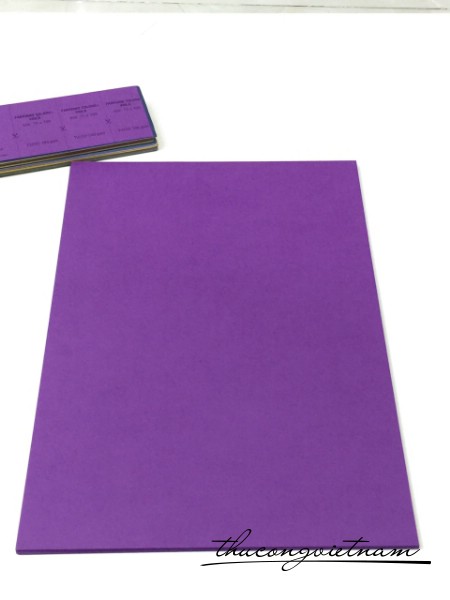 TV233_240gsm Tím đậm trơn dày 5k