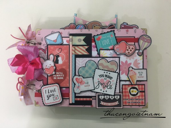 Album scrapbook tình yêu mẫu 2