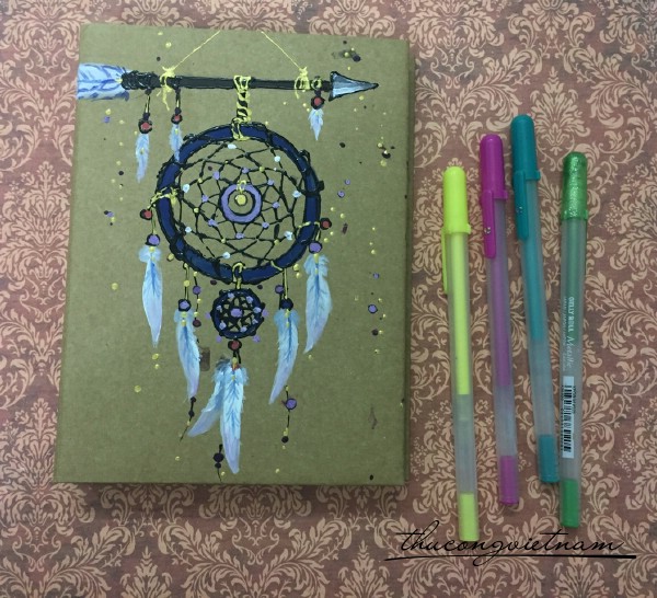 Sổ vẽ tay Dreamcatcher mẫu 1