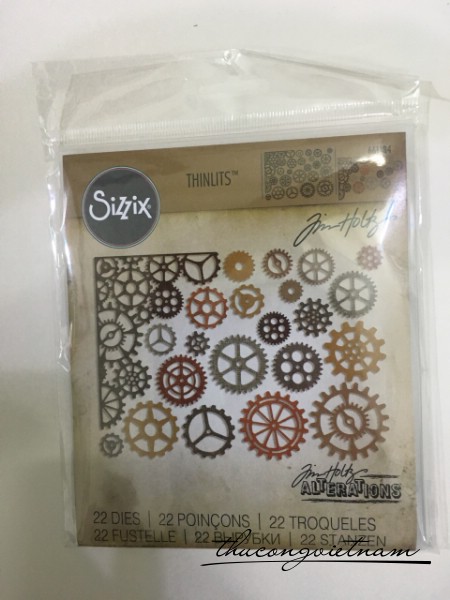661184 - Khuôn cắt Sizzix Thinlits Gearhead