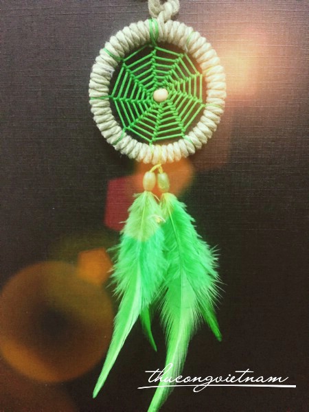 Vòng dreamcatcher tròn 5cm mẫu 9