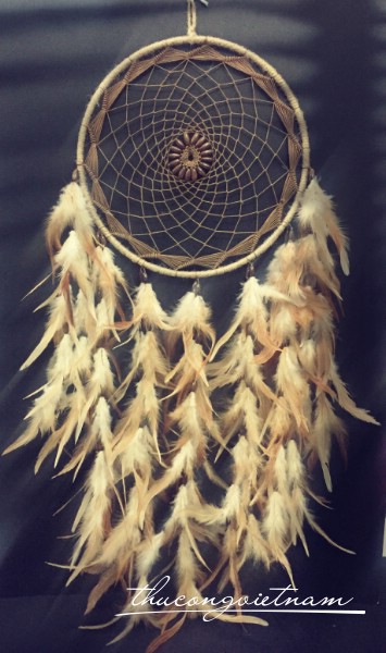 Vòng dreamcatcher tròn 28cm mẫu 1