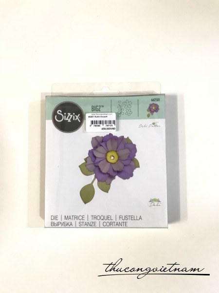 662501-Khuôn cắt Sizzix Bigz Die Rustic bouquet