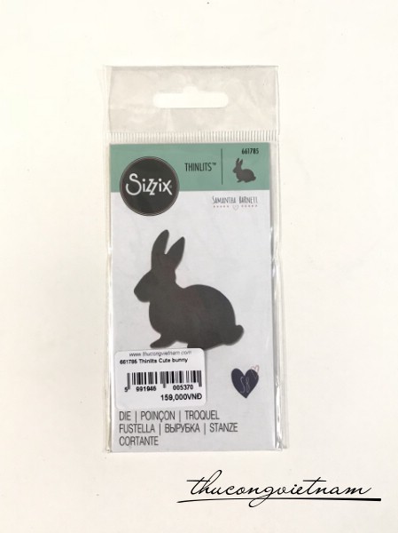 661785-Khuôn cắt Sizzix Thinlits Cute bunny