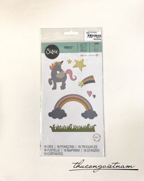 662096-Khuôn cắt Sizzix Thinlits Magical unicorn