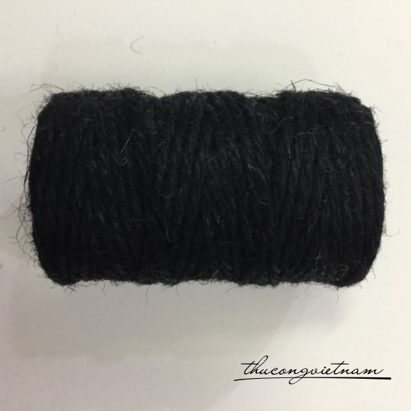 Dây thừng màu đen 2mm