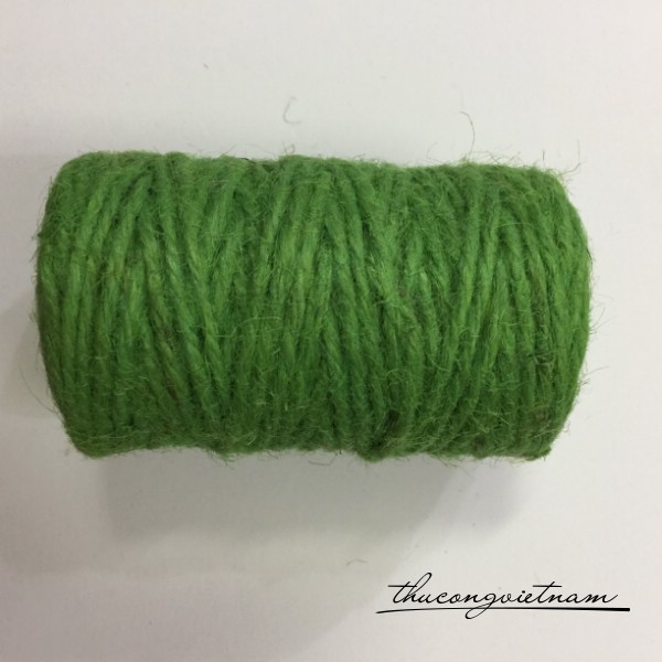 Dây thừng màu xanh chuối 2mm