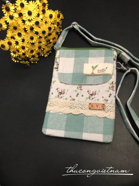 Túi vải handmade A.V.H. mẫu 2