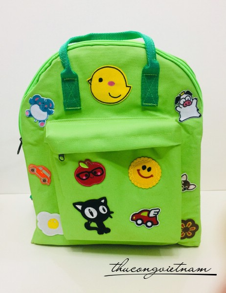 Balo 40x45cm màu xanh chuối